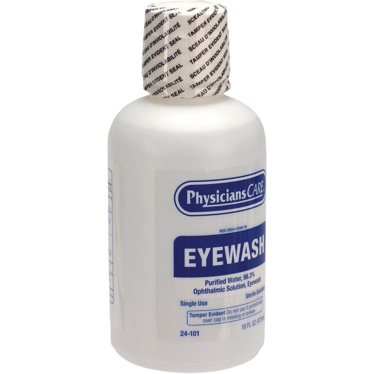 First Aid Only 16 Oz. Screw Cap Eyewash Refill Bottle Image 4