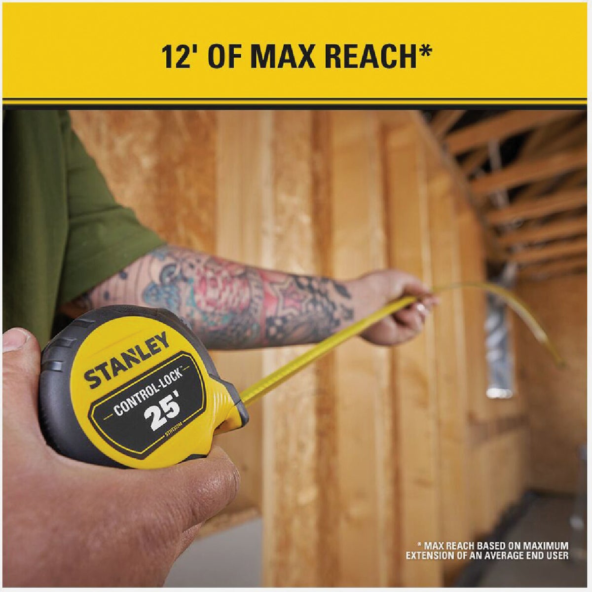 Stanley 25 Ft. Control-Lock Tape Measure Image 6