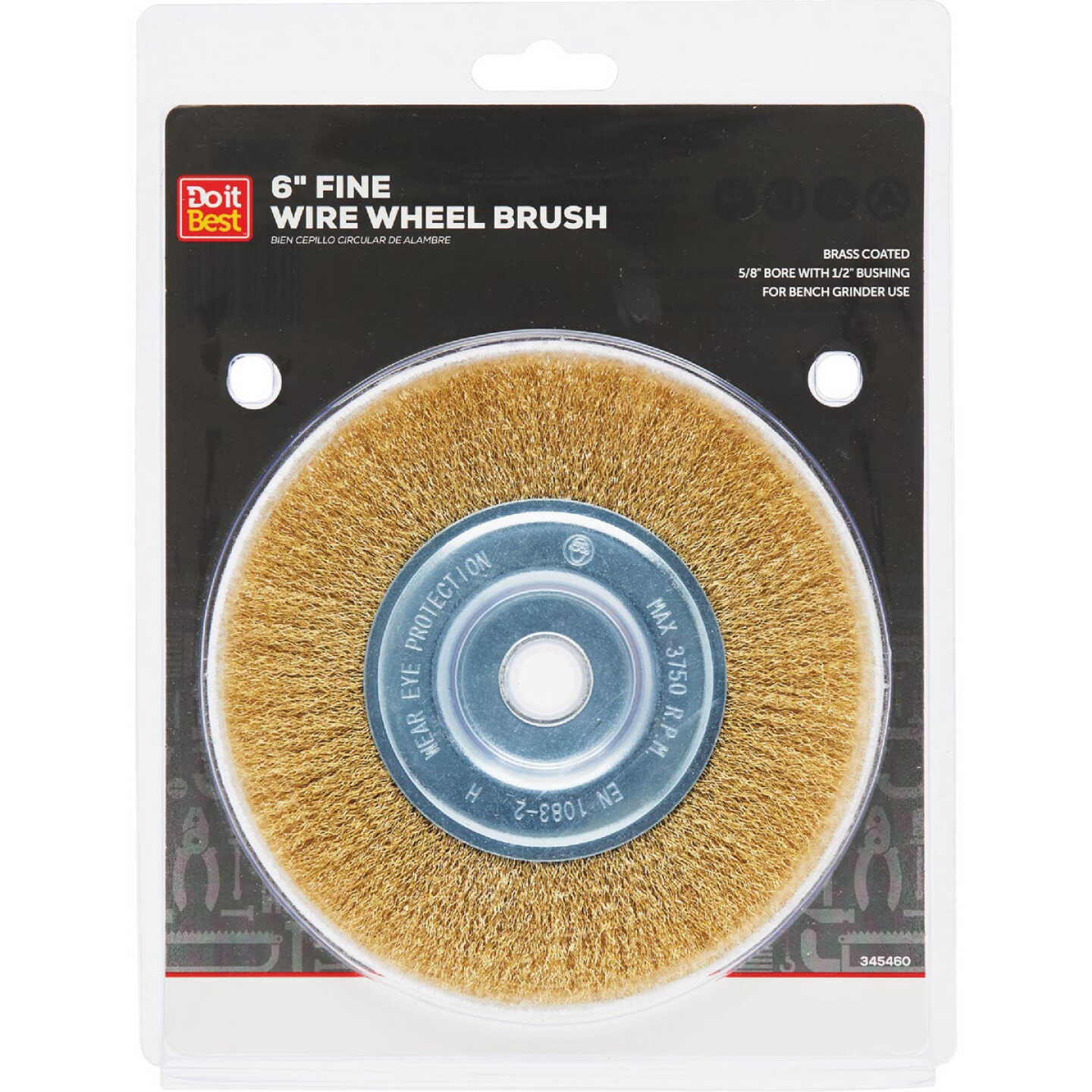 Do it Best 6 In. Fine Bench Grinder Wire Wheel Image 1