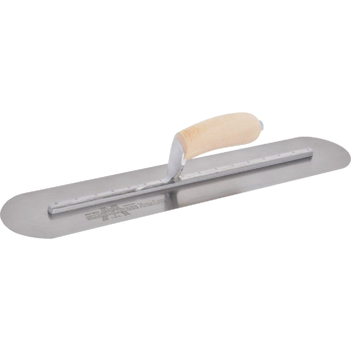 Marshalltown 4 In. x 20 In. High Carbon Steel Fully Rounded Finishing Trowel