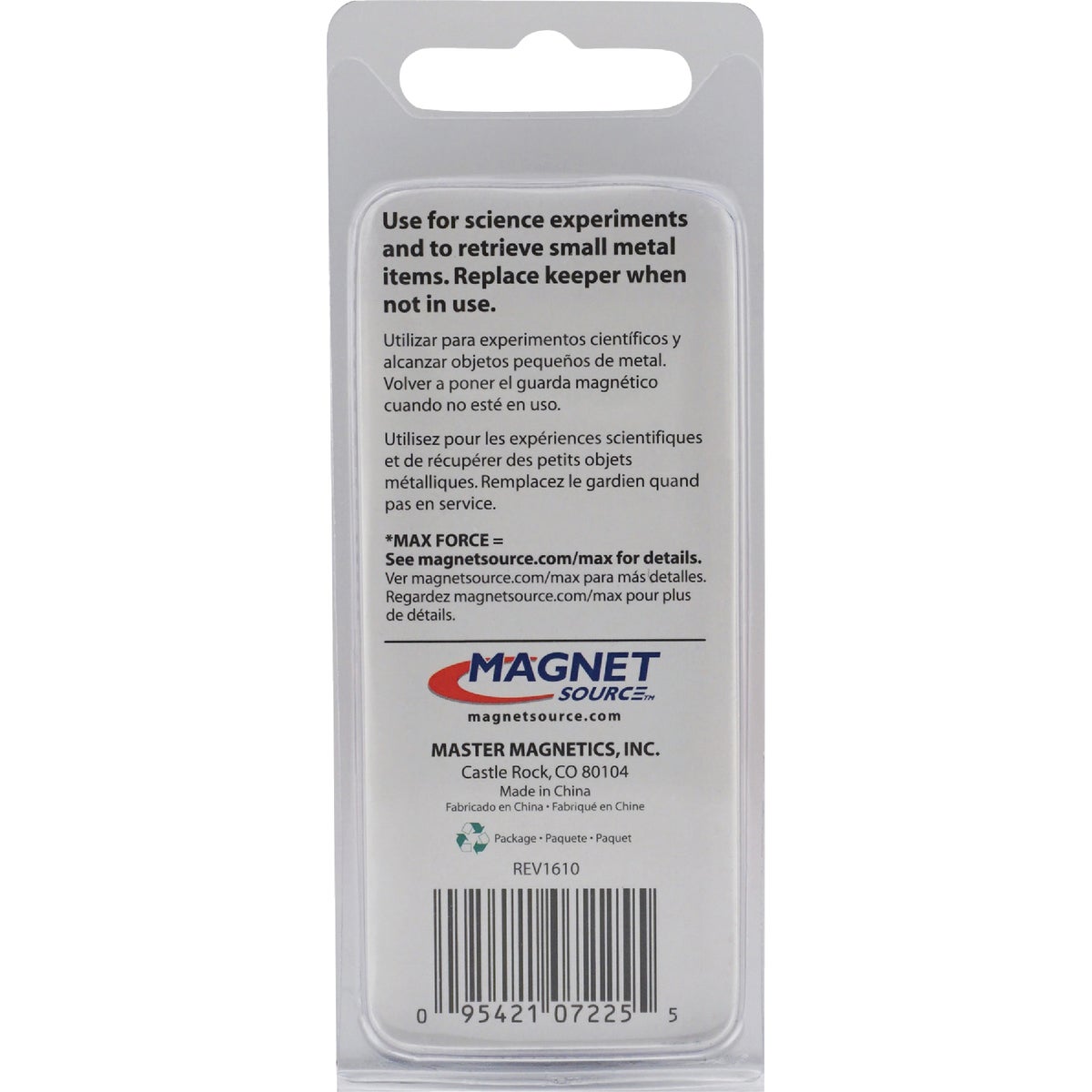 Master Magnetics 3 Lb. Horseshoe Alnico Power Magnet Image 3
