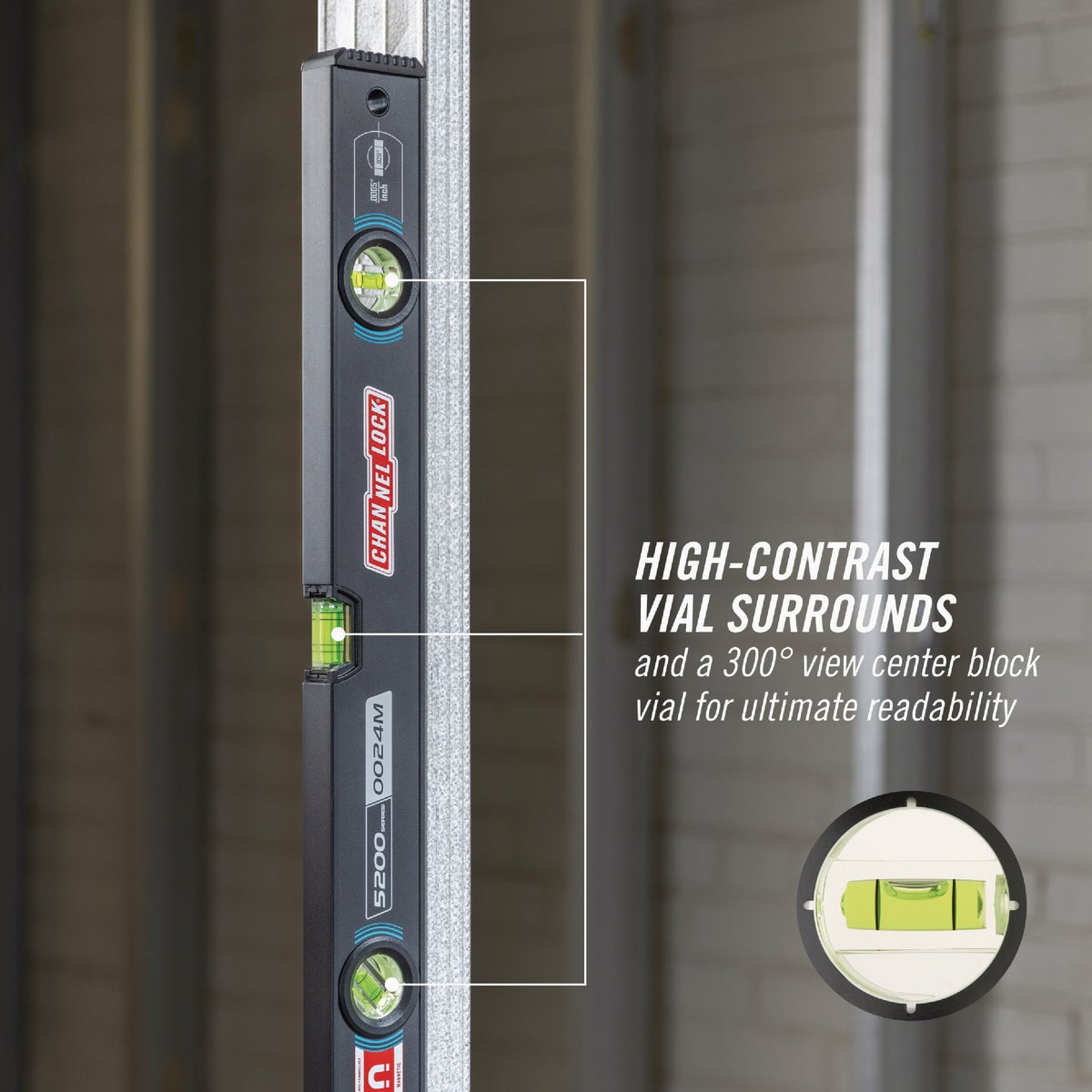 Channellock 24 In. Magnetic Box Beam Level Image 5