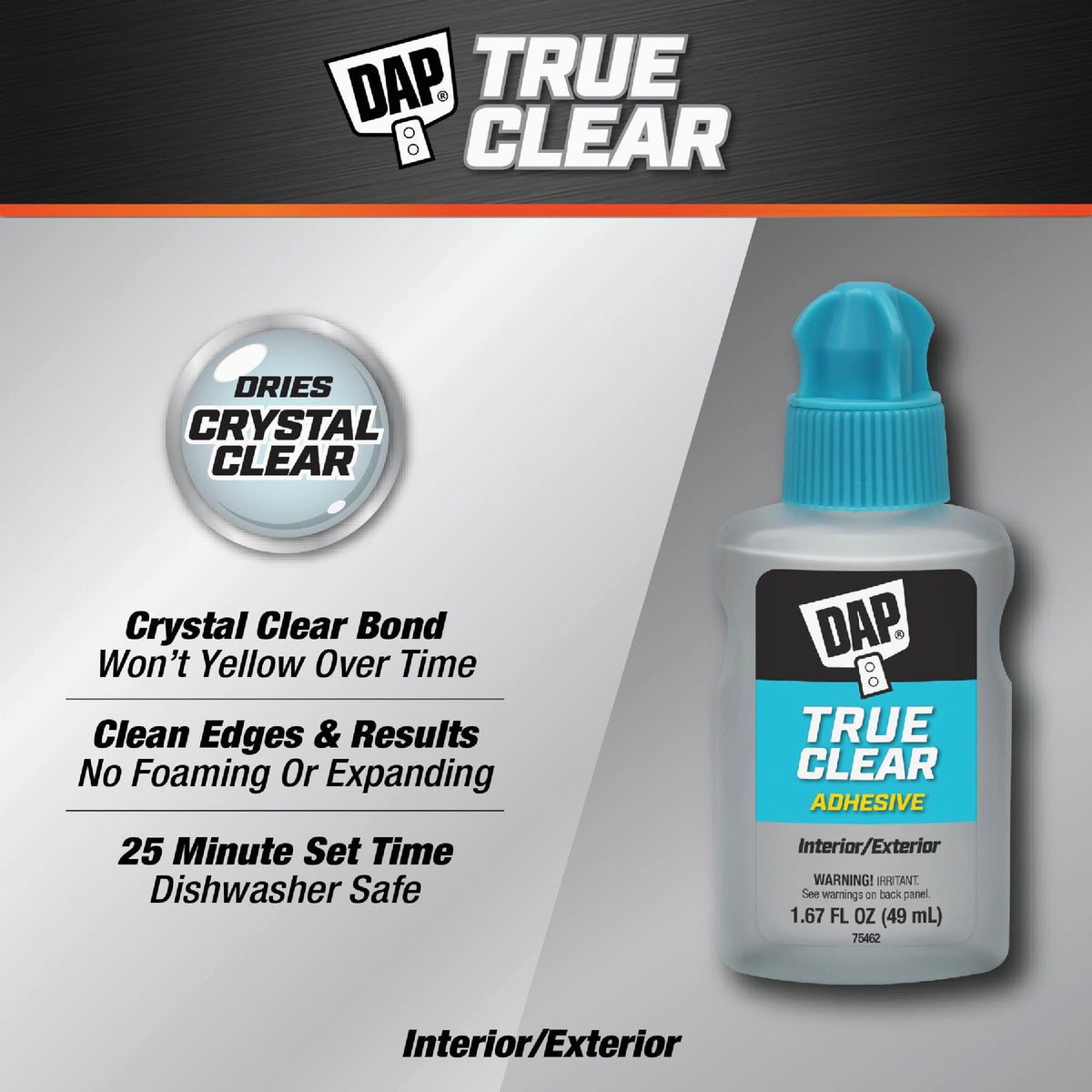 DAP 1.67 Oz. True Clear Multi-Purpose Adhesive Image 2