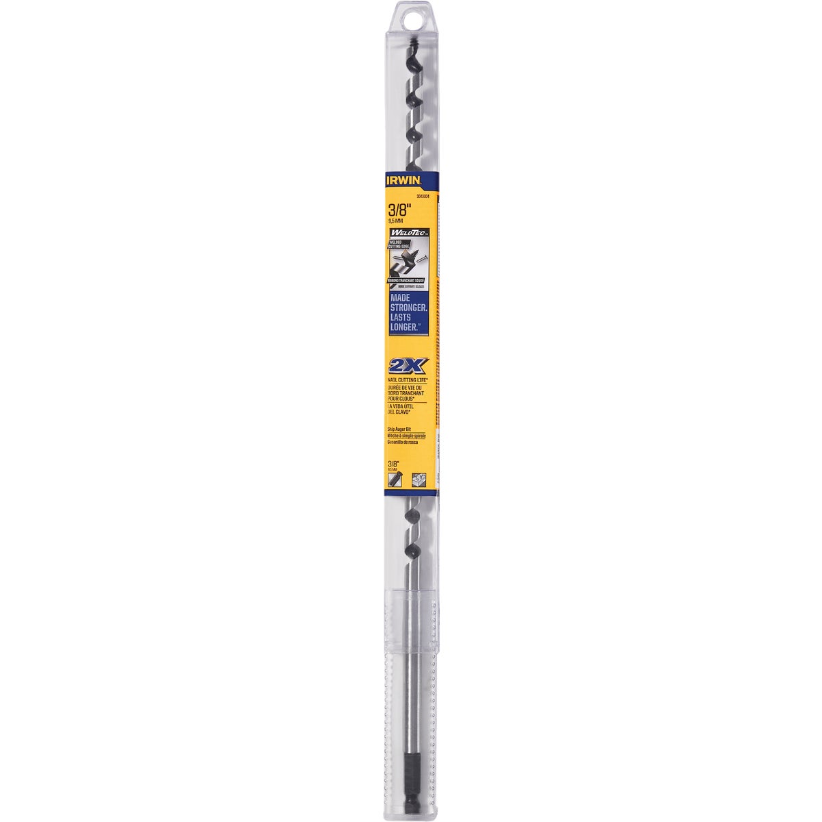 Irwin WeldTec 3/8 In. x 17 In. Quick Change Ship Auger Bit Image 5
