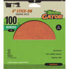 Gator 6 In. 100-Grit Aluminum Oxide Stick-On Sanding Disc (3-Pack) Image 1