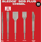 Milwaukee SDS Plus SLEDGE 3/4 In. x 10 In. Flat Chisel Image 5