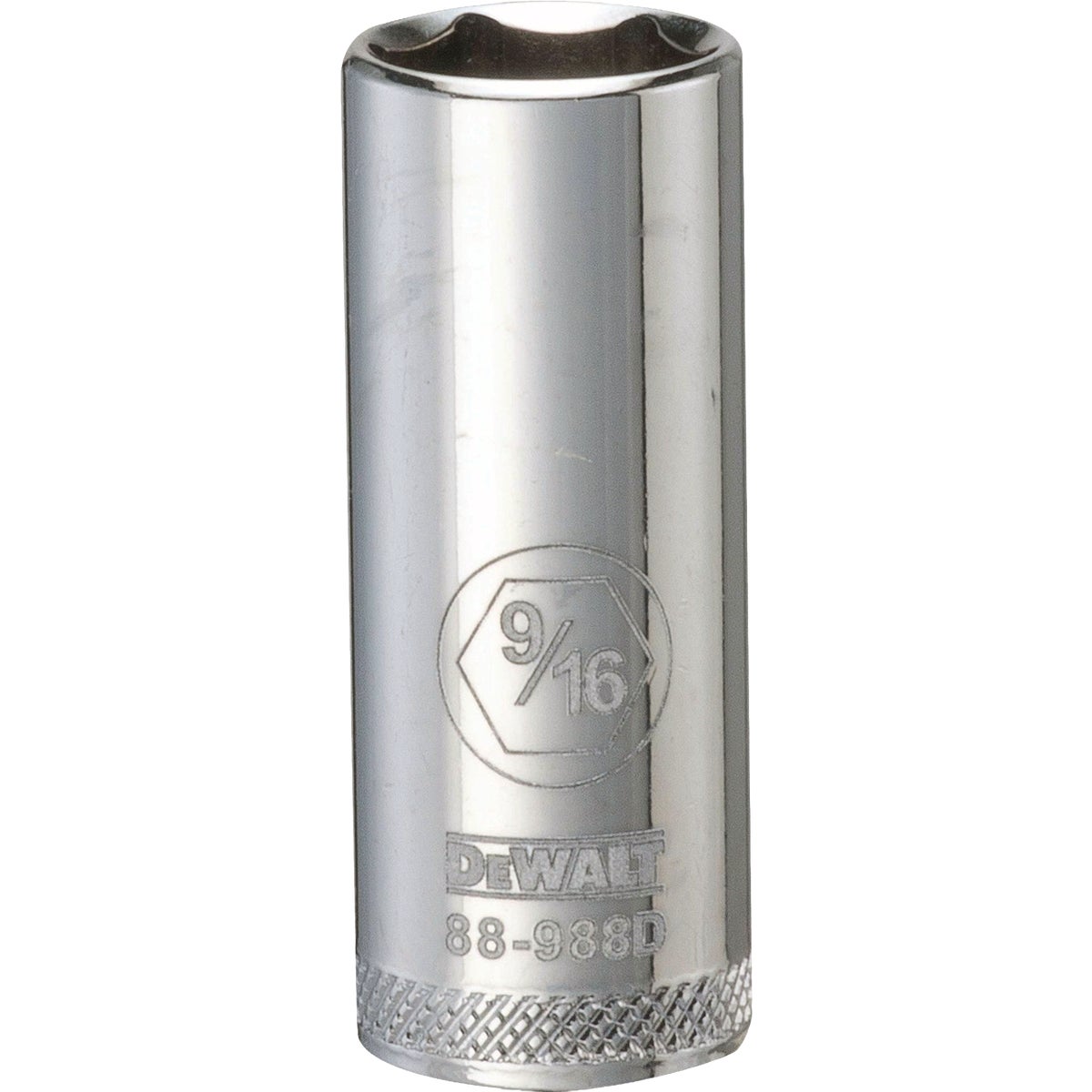 DEWALT 3/8 In. Drive 9/16 In. 6-Point Deep Standard Socket Image 1