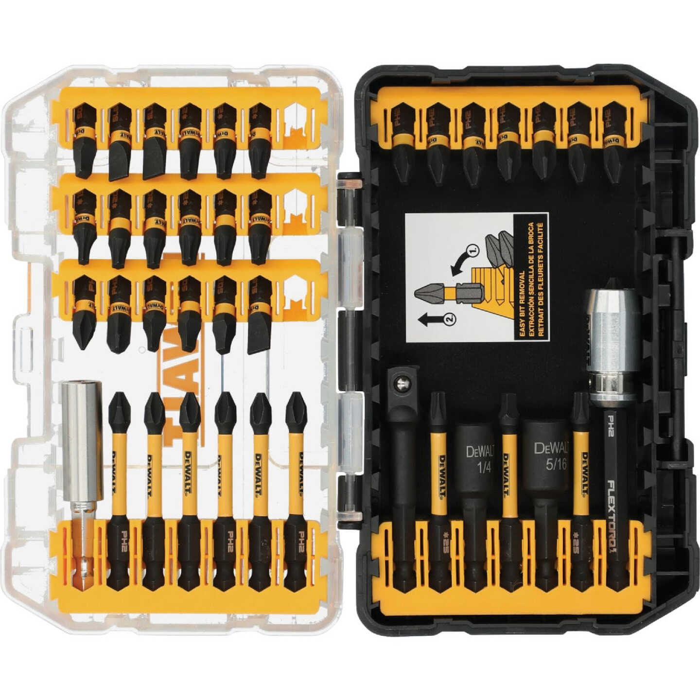 DEWALT Elite Series 1/4 In. x Impact Driver Bit Set (40-Piece) Image 1