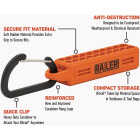 Railer 20-Hole Mega Bitrail Orange Bit Holder with Carabiner Image 2