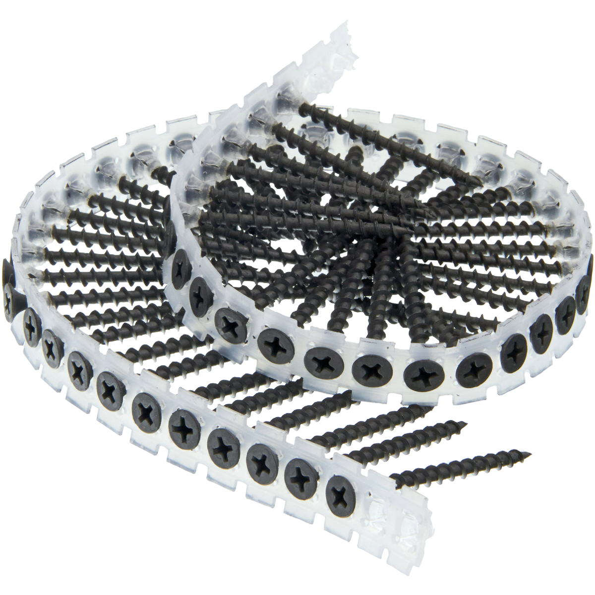 Senco DuraSpin #7 x 2 In. Phillips Bugle Head Collated Drywall Screw, Phospate Finish (1000 Ct.) Image 1