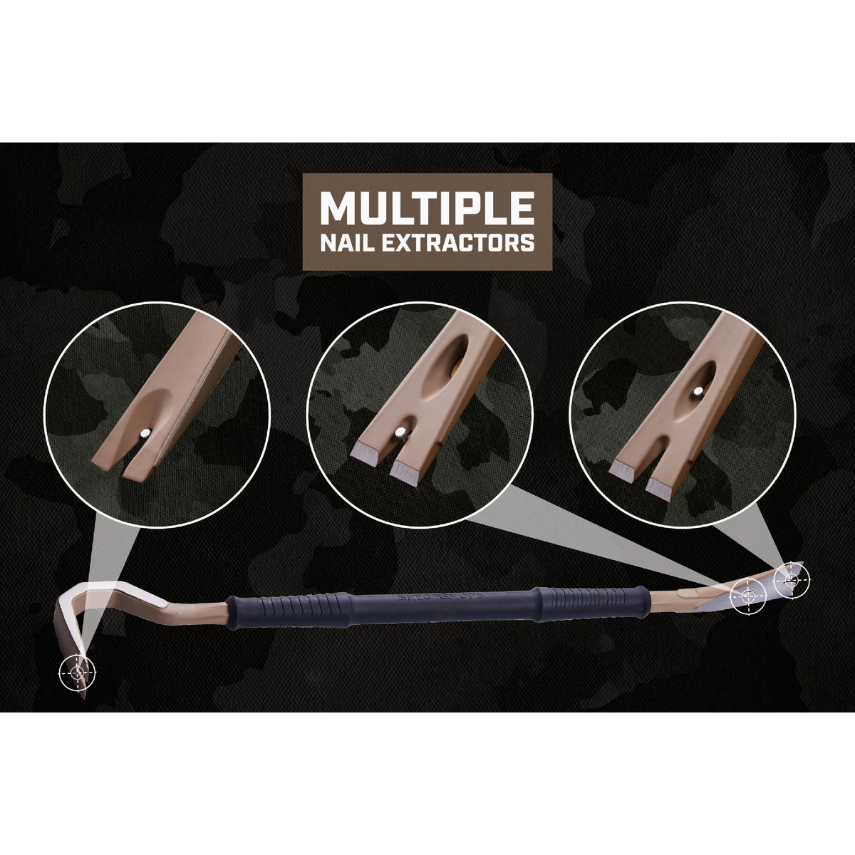 Spec Ops 30 In. High-Carbon Steel Wrecking Crowbar Image 2