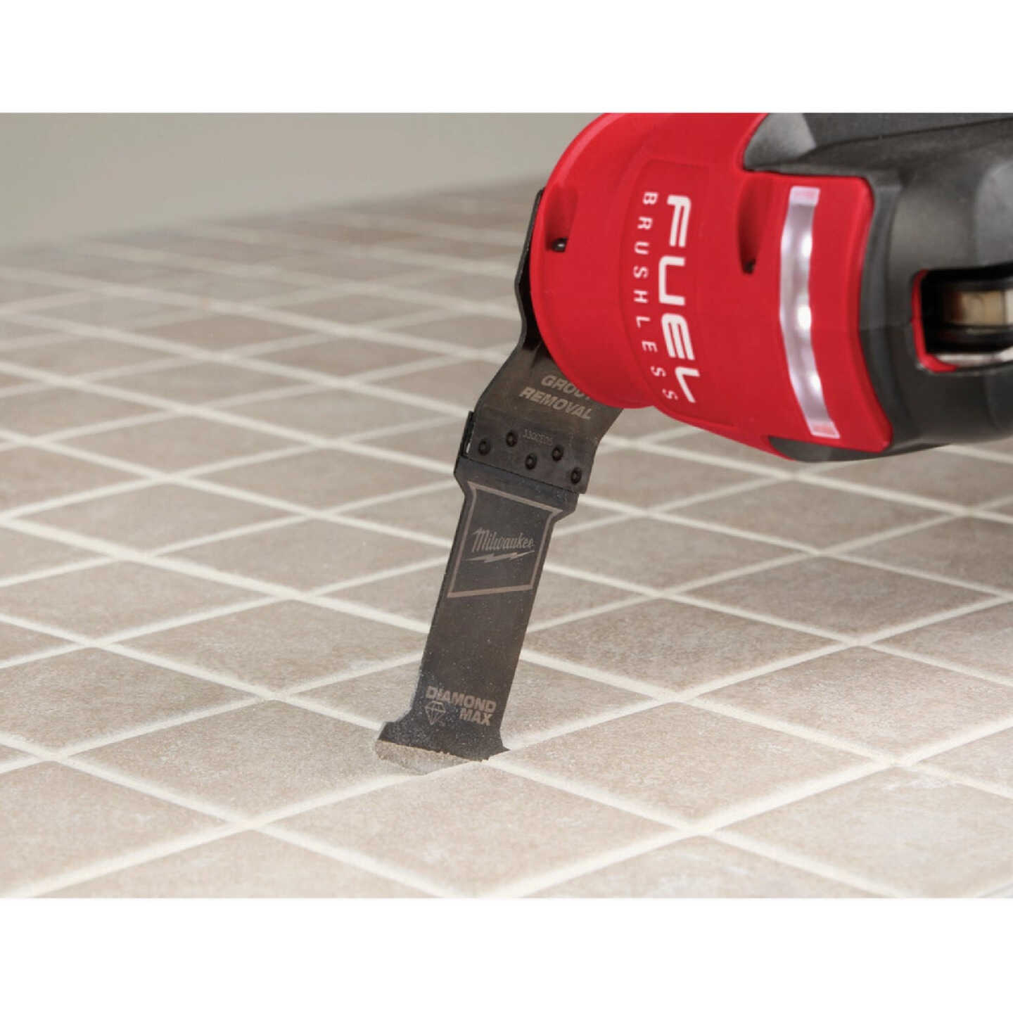 Milwakee DIAMOND MAX Grit Grout Removal Multi-Tool Plunge Oscillating Blade Image 7