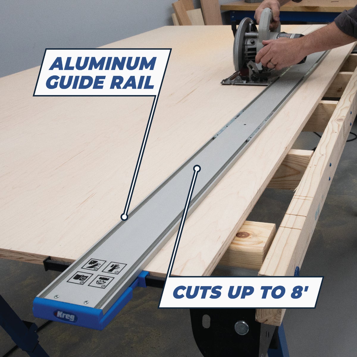 Kreg 8 Ft. Straight Edge Guide XL Image 3