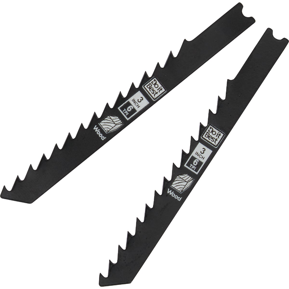 Do it Best 3 In. x 6 TPI U-Shank Jig Saw Blade for Wood (2-Pack) Image 2
