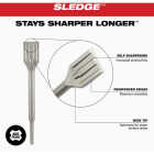 Milwaukee SDS Plus SLEDGE 1-1/2 In. Scaling Chisel Image 4