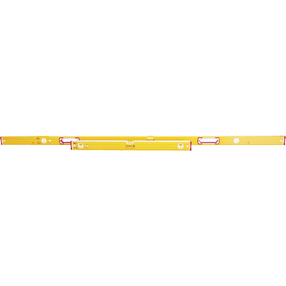 Stabila 78 In. and 32 In. Aluminum Magnetic Box Level 2 Piece Set Image 3