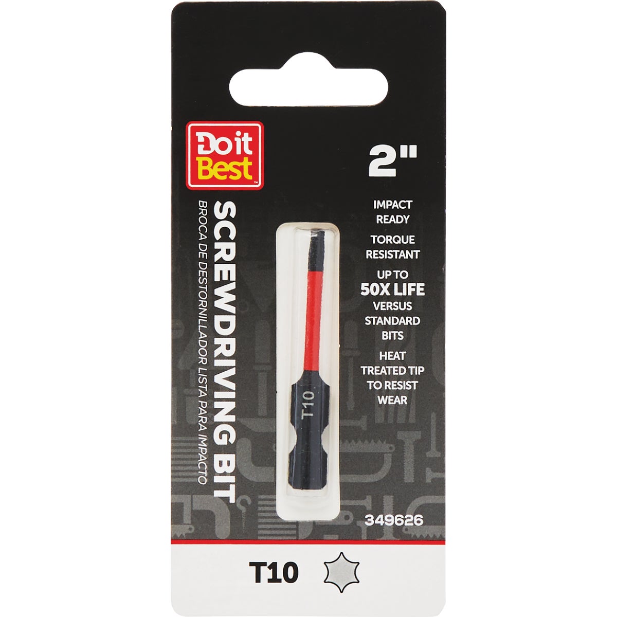 Do it Best 2 In. T10 Torx Impact Ready Screwdriver Bit Image 1