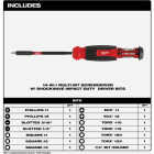 Milwaukee 14-In-1 Multi-Bit Screwdriver with SHOCKWAVE Impact Duty Bits Image 2