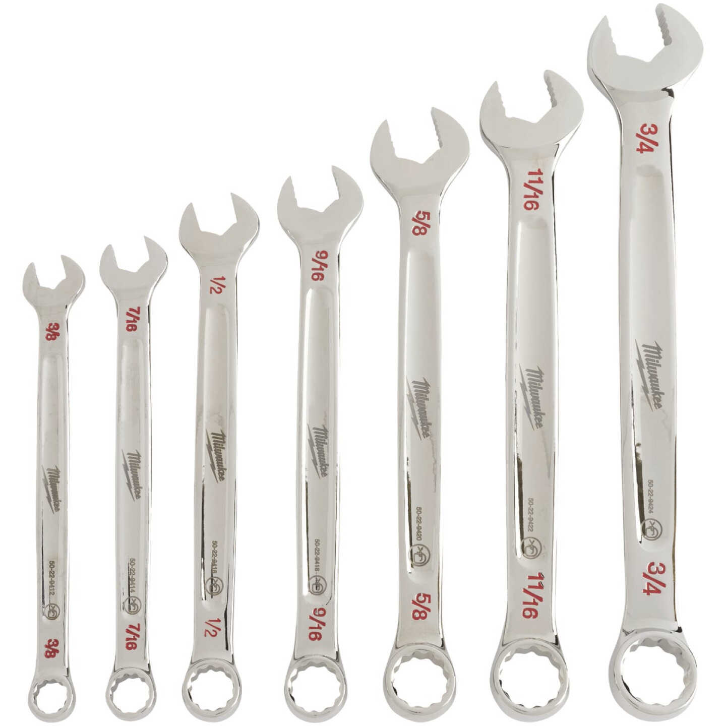 Milwaukee Standard 12-Point Combination Wrench Set (7-Piece) Image 1