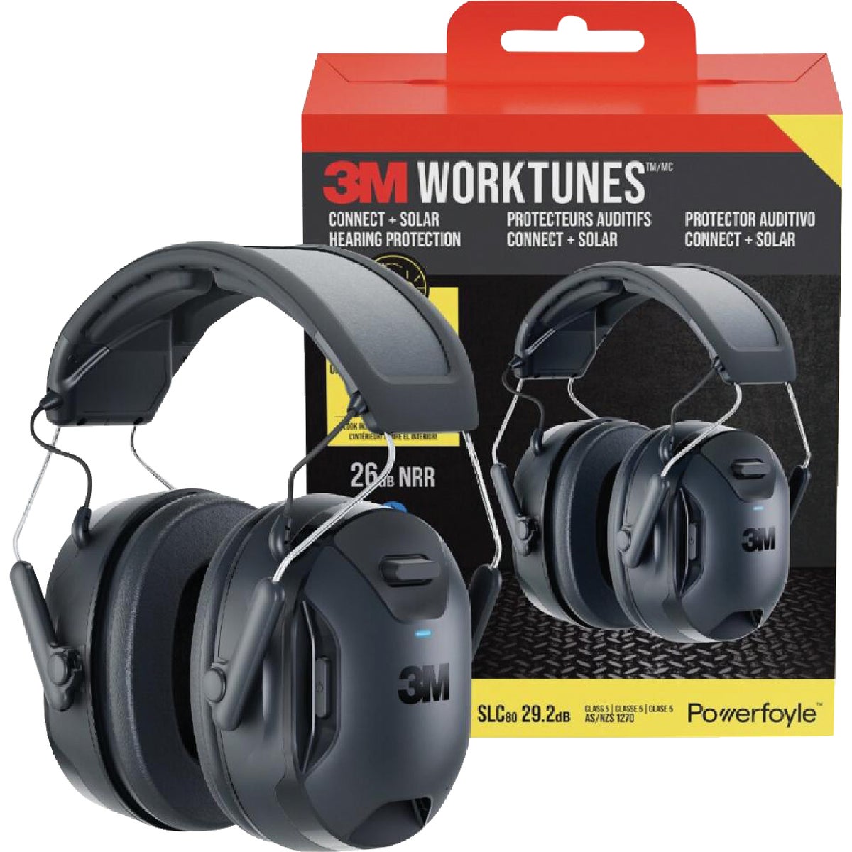3M WorkTunes Connect + 26 dB Solar Wireless Bluetooth Earmuffs Image 6