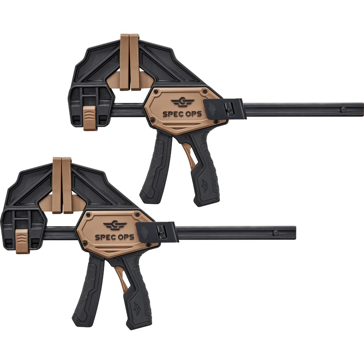 Spec Ops 7 In. One-Hand Heavy Duty Bar Clamp (2-Pack)