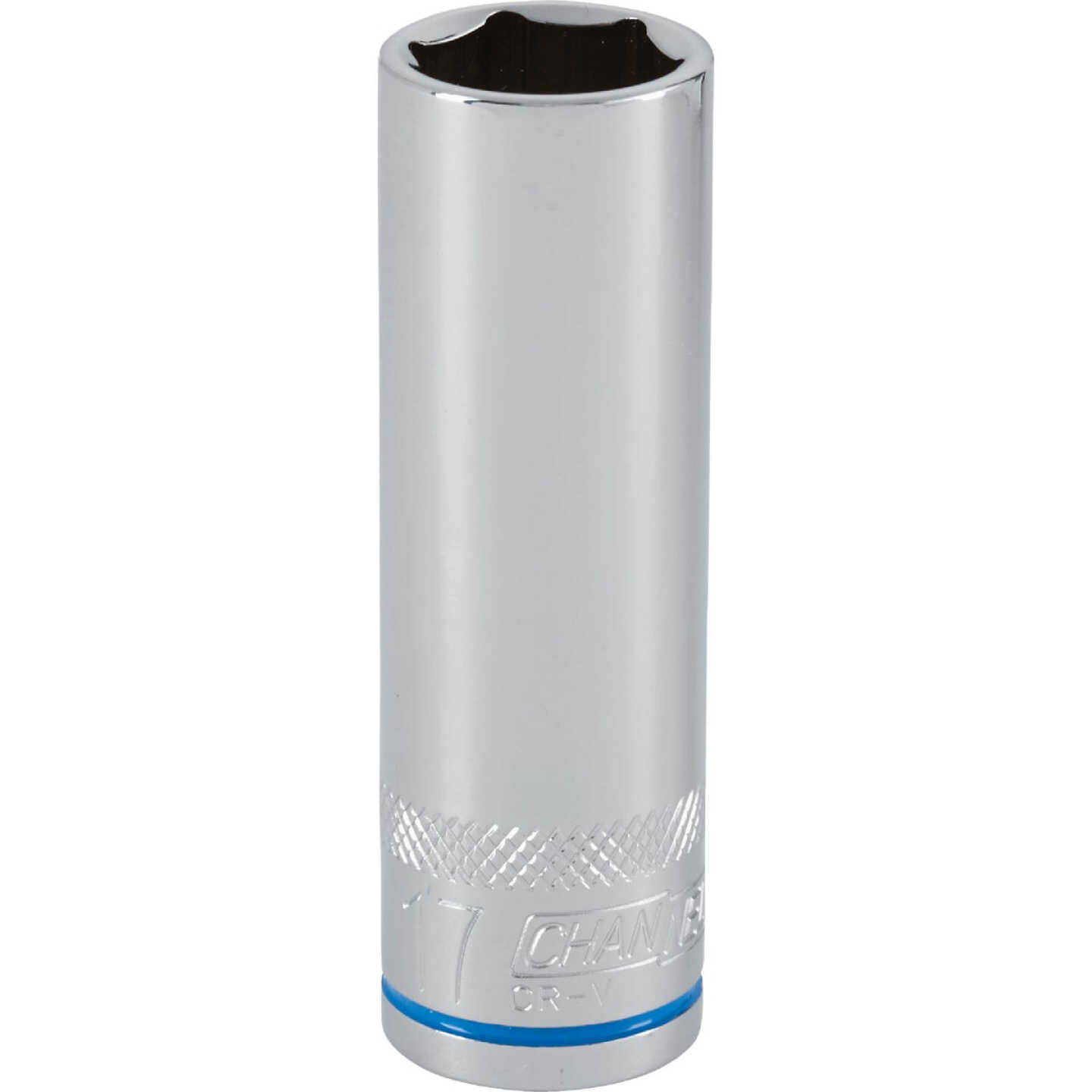 Channellock 1/2 In. Drive 17 mm 6-Point Deep Metric Socket Image 1