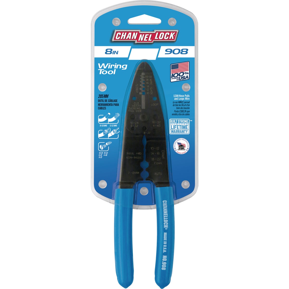 Channellock 8 In. Wire Strippers Image 4