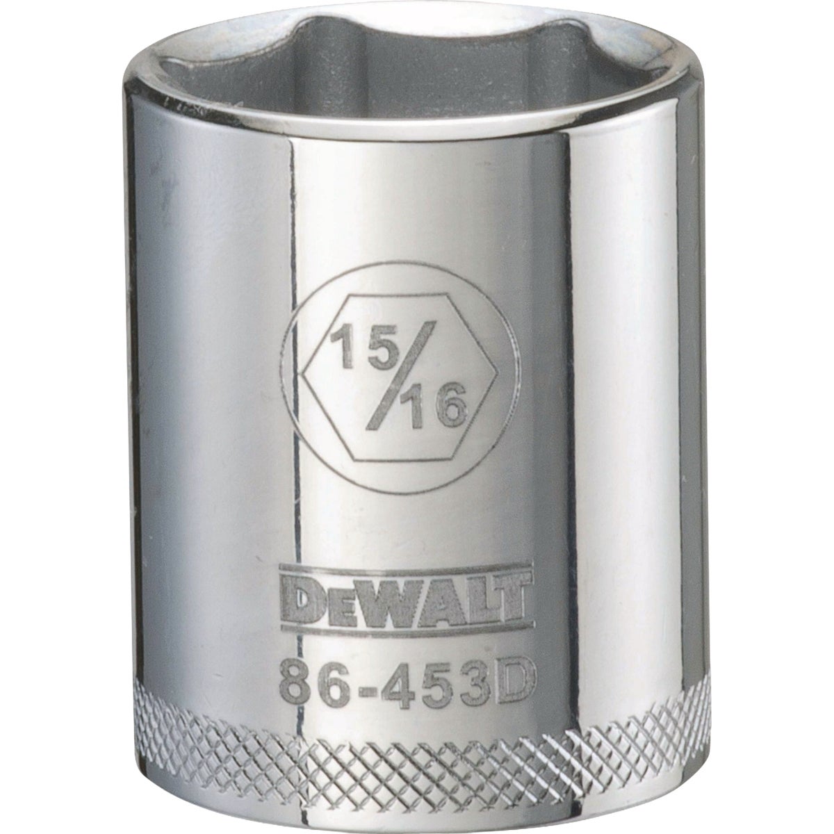 DEWALT 1/2 In. Drive 5/16 In. 6-Point Shallow Standard Socket Image 1