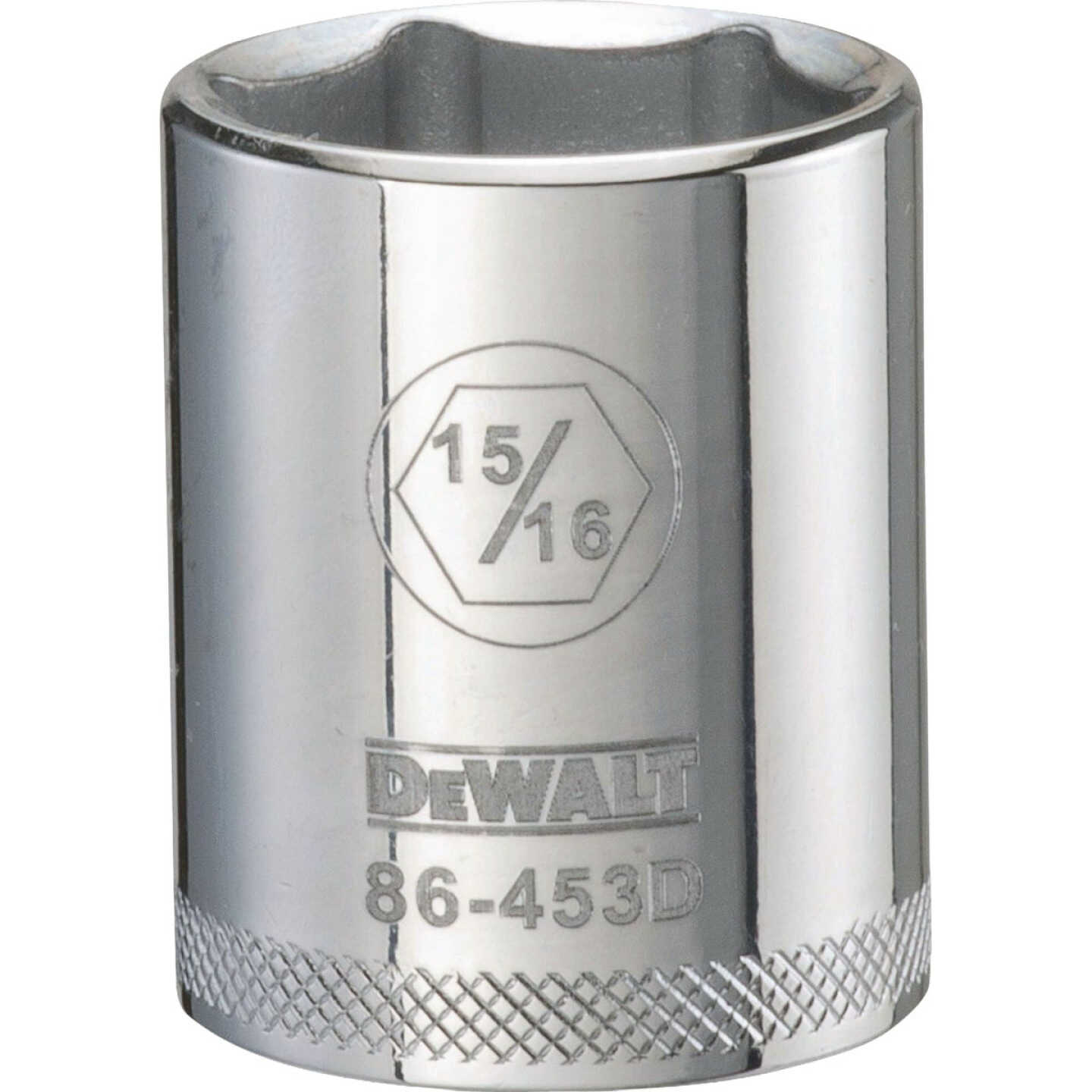 DEWALT 1/2 In. Drive 5/16 In. 6-Point Shallow Standard Socket Image 1