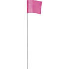 Empire 21 In. Steel Staff Pink Marking Flags (100-Pack) Image 1