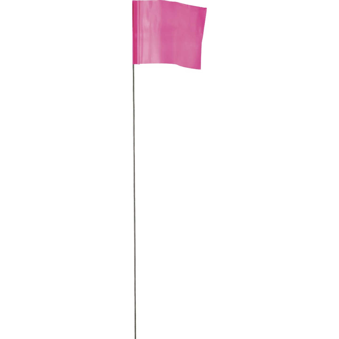 Empire 21 In. Steel Staff Pink Marking Flags (100-Pack) Image 1