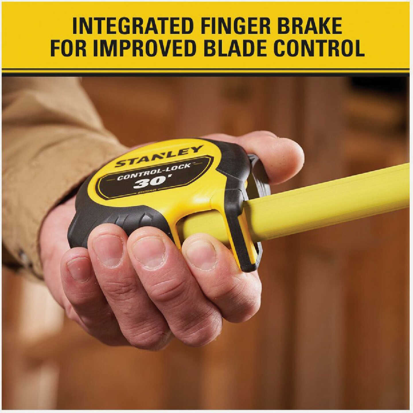 Stanley 30 Ft. Control-Lock Tape Measure Image 4