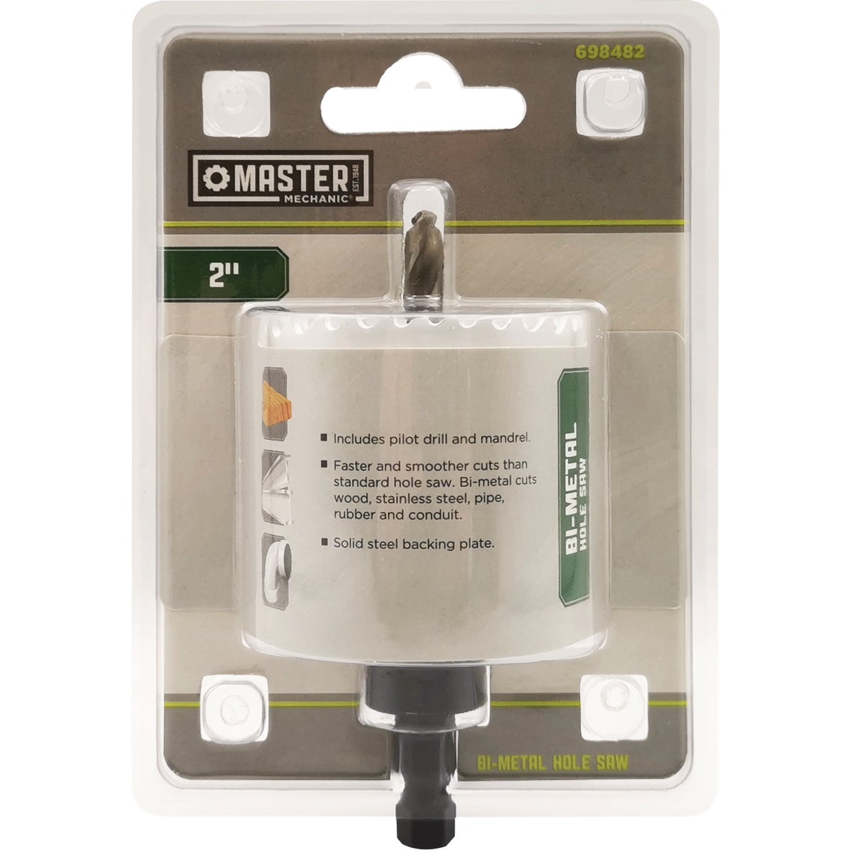 Master Mechanic 1-7/8 In. Bi-Metal Hole Saw Image 1