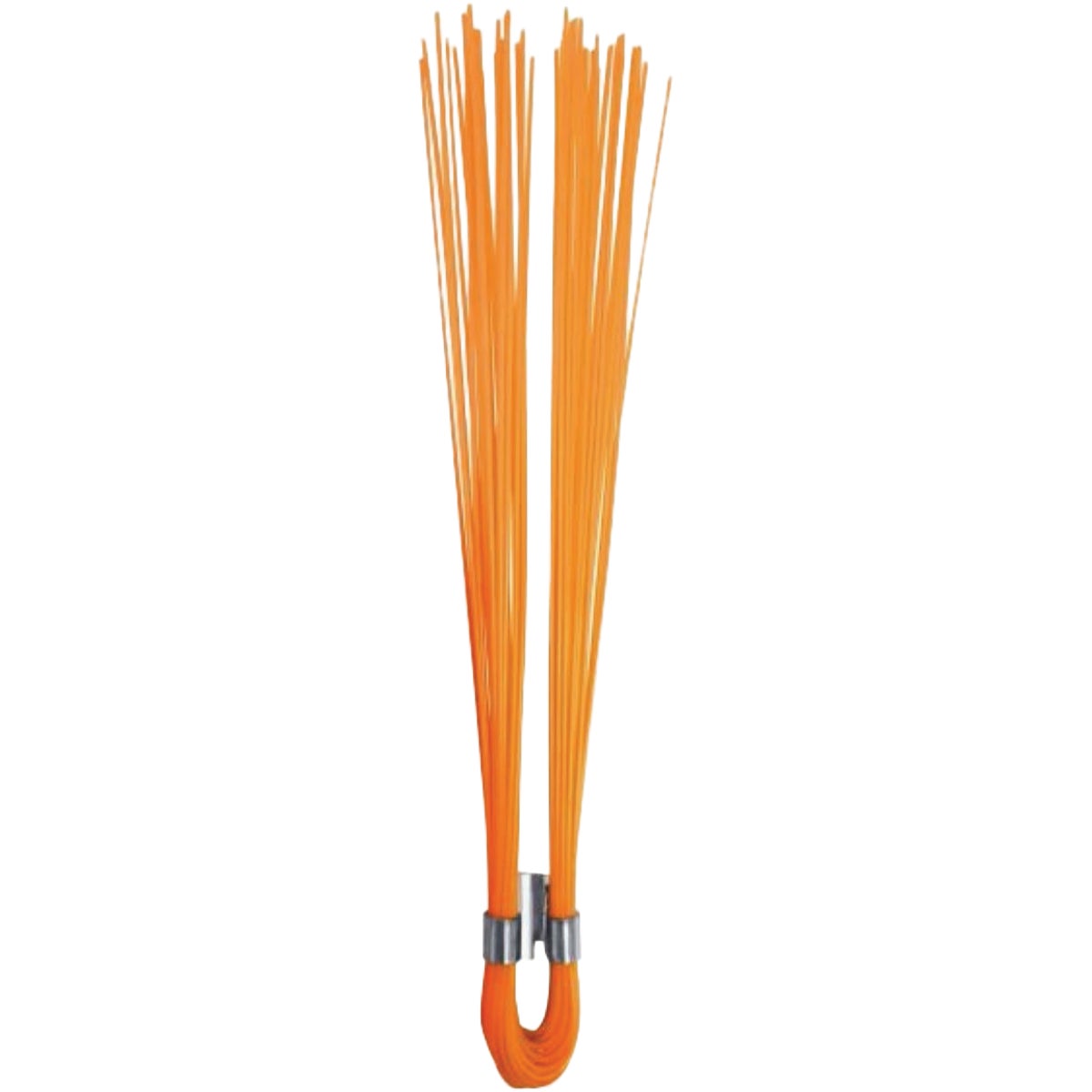 Site Pro Salamander 6 In. Dual-Crimp Stake Wisker Marker, Flo Orange