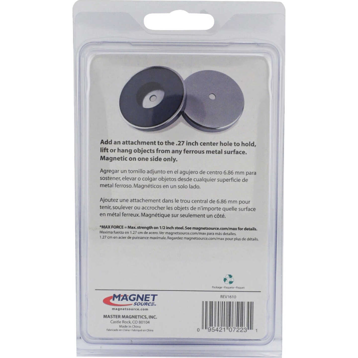 Master Magnetics 3-3/16 in. 95 Lb. Magnetic Base Image 5