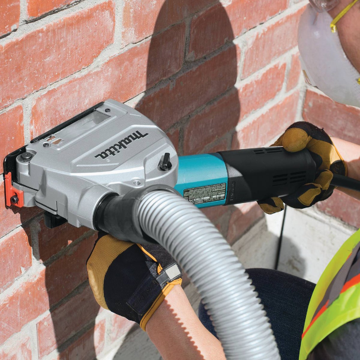 Makita 5 In. 13-Amp SJS High-Power Angle Grinder with Lock On Image 4