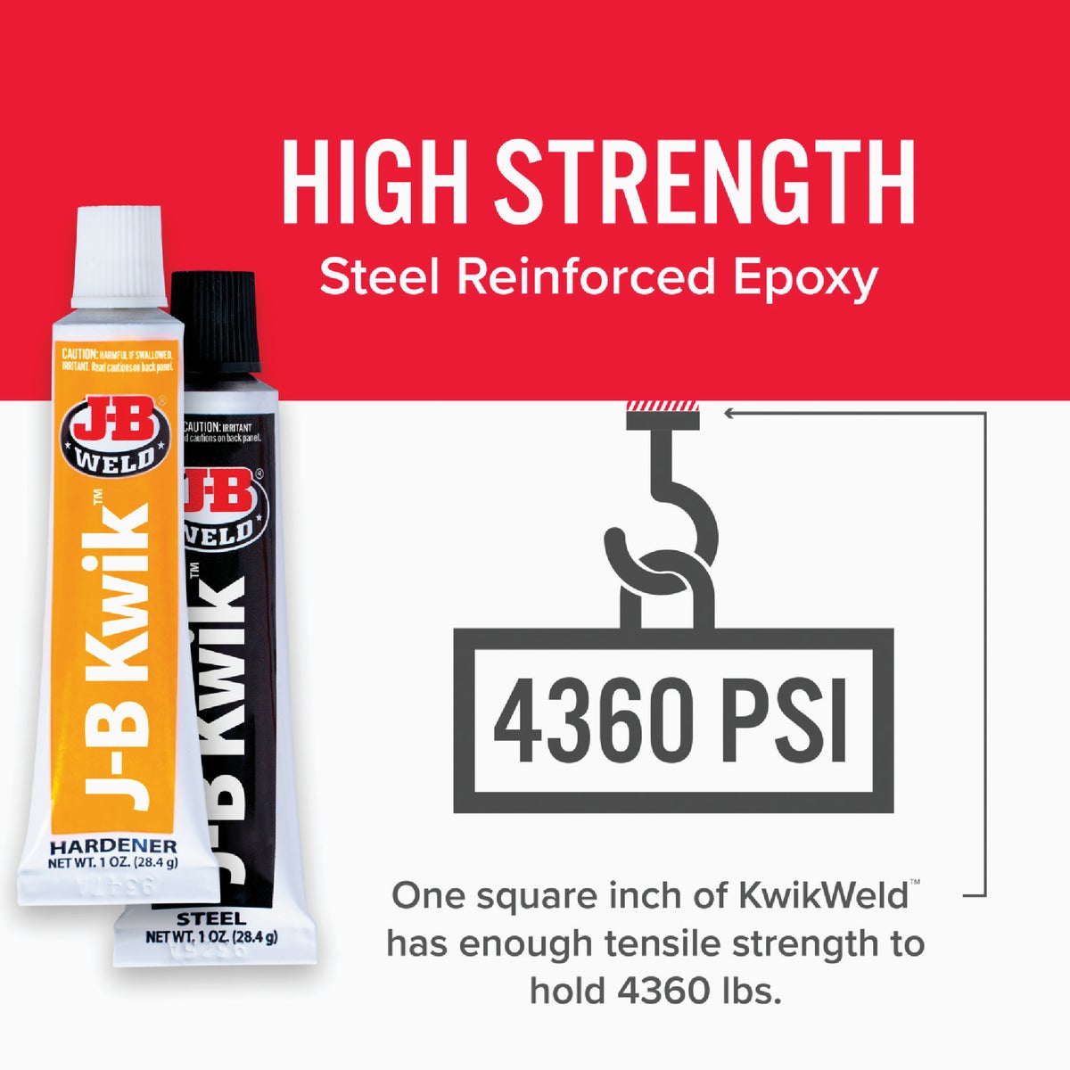 J-B Weld (2) 1 Oz. KwikWeld Epoxy Image 2