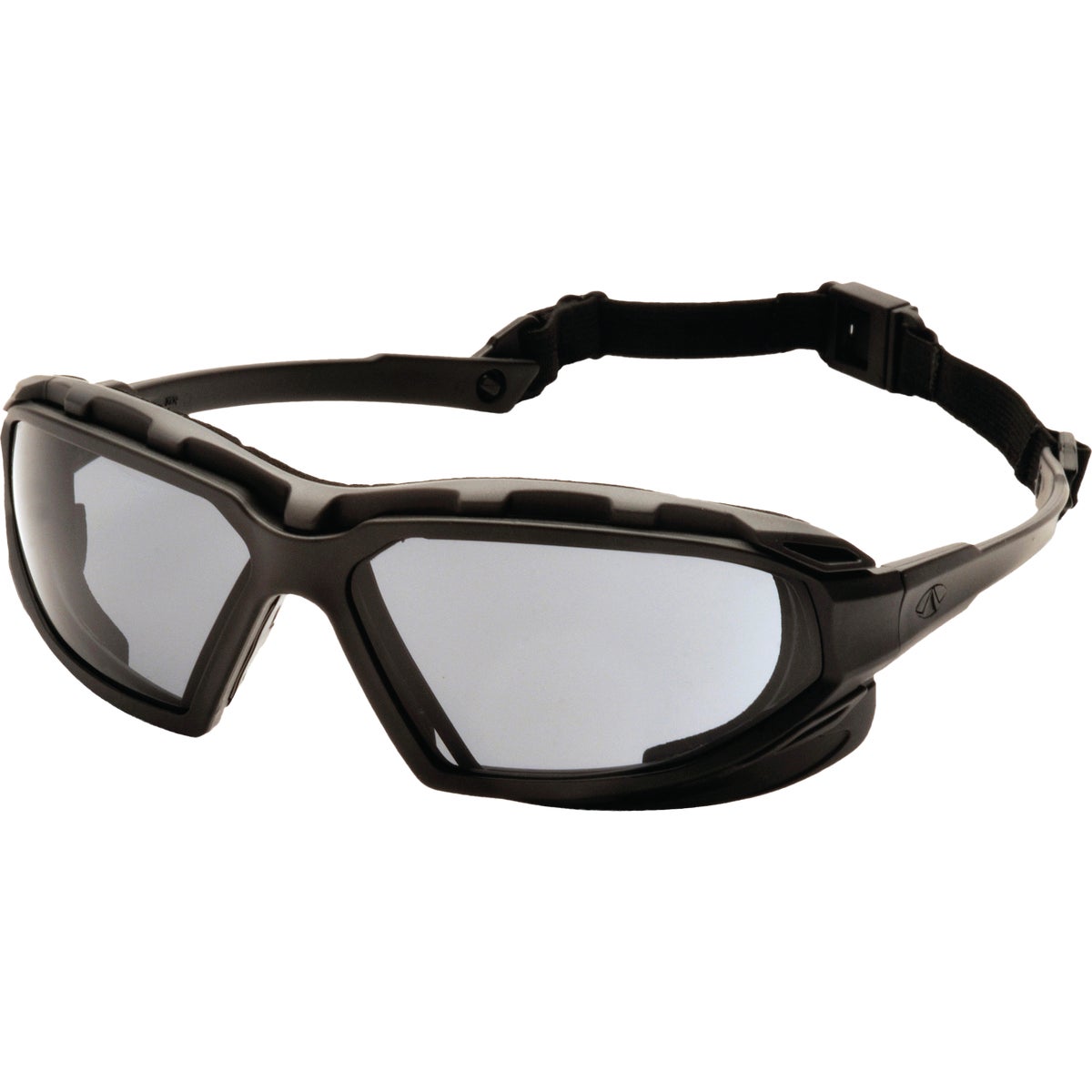 Pyramex Highlander Plus Black & Gray Frame Safety Glasses with Clear Anti-Fog Lenses Image 2