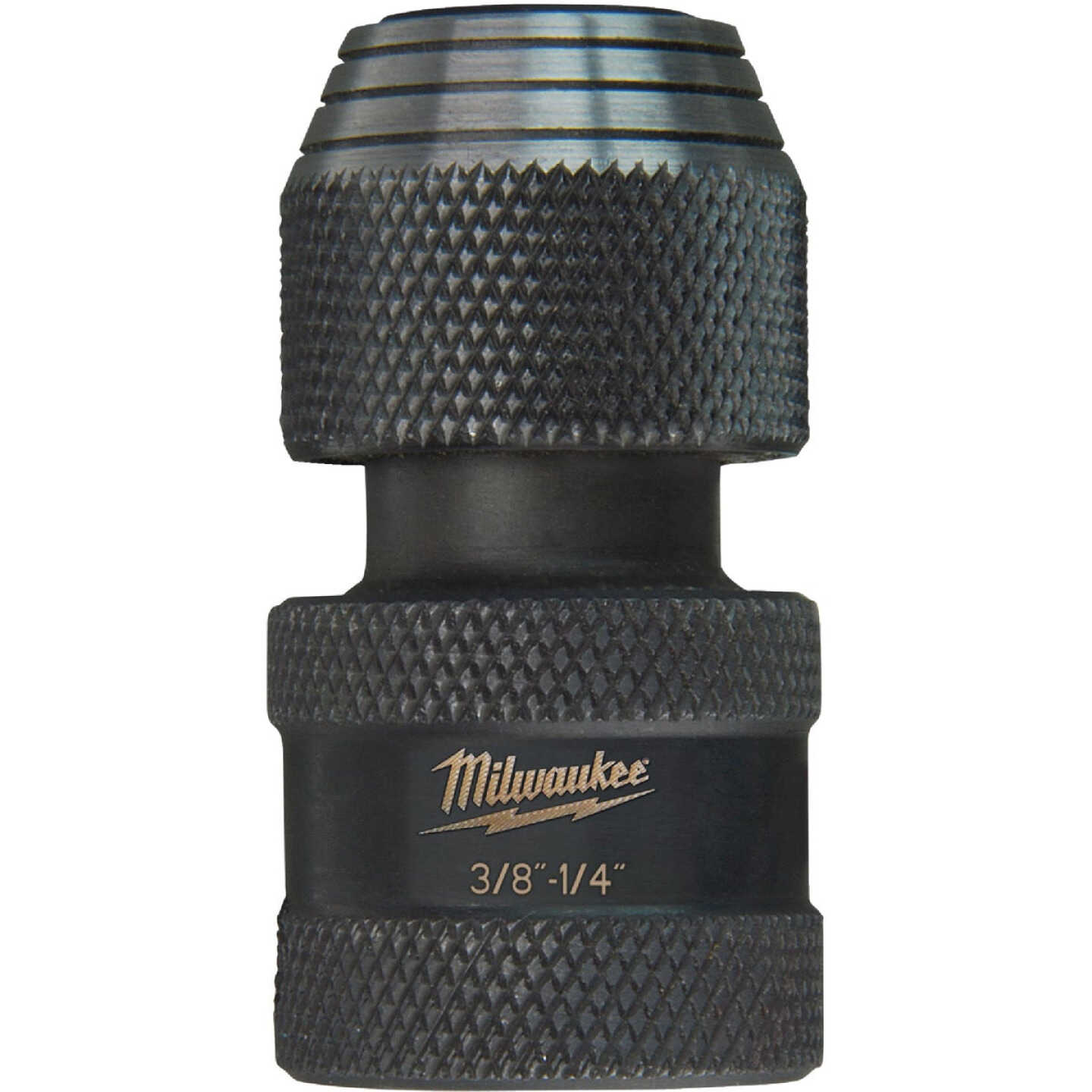 Milwaukee SHOCKWAVE 3/8 In. Square to 1/4 In. Socket Adapter Image 1