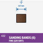 Dremel 1/2 In. 120 Fine Drum Sander Band Image 4