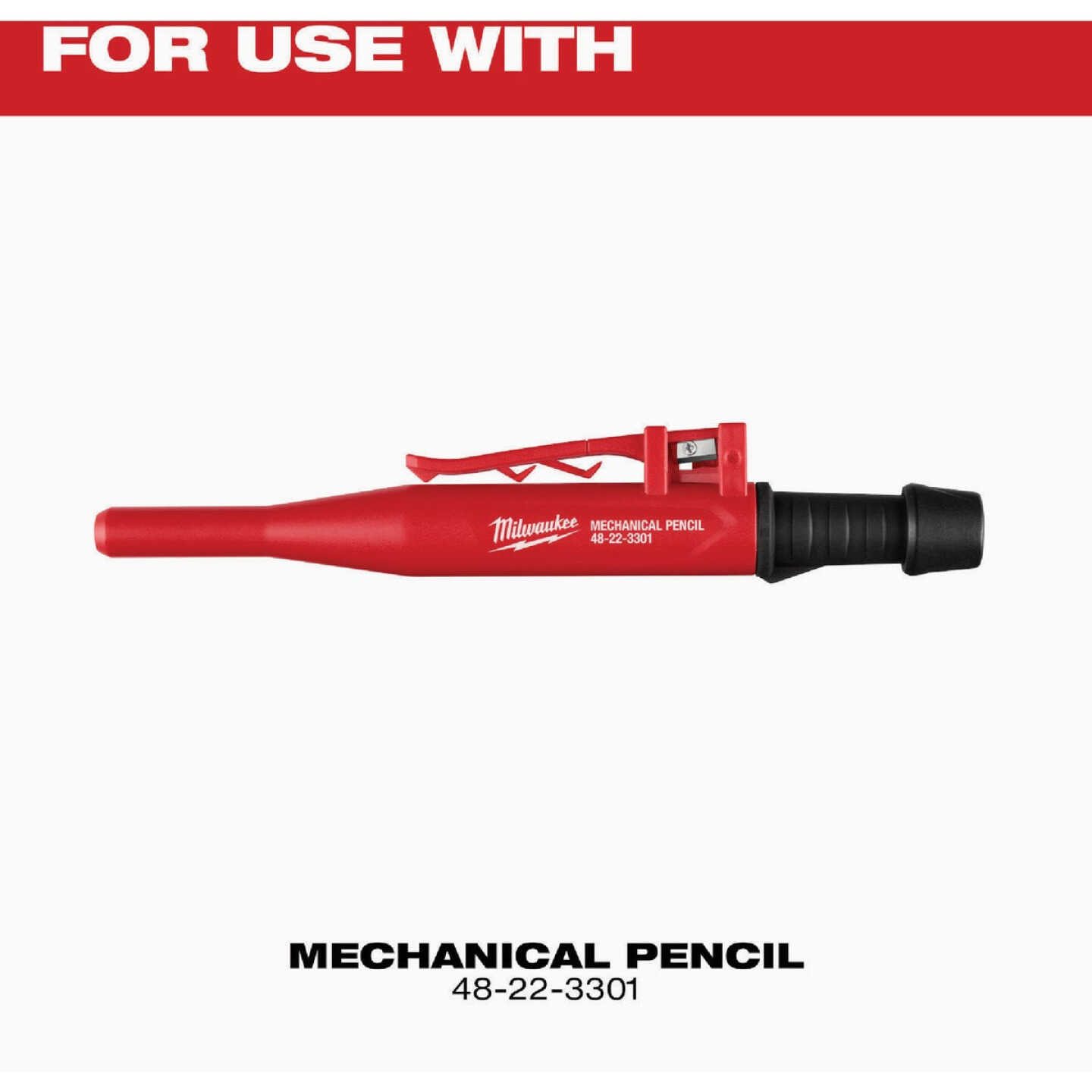 Milwaukee Mechanical Carpenter Pencil Replacement Graphite Lead (10-Piece) Image 2