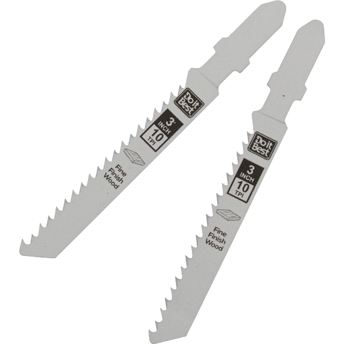 Do it Best 3 In. x 10 TPI T-Shank Jig Saw Blade for Fine Finish Wood (2-Pack) Image 2