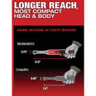 Milwaukee M12 FUEL 1/4 In. Extended Reach Ratchet Image 5