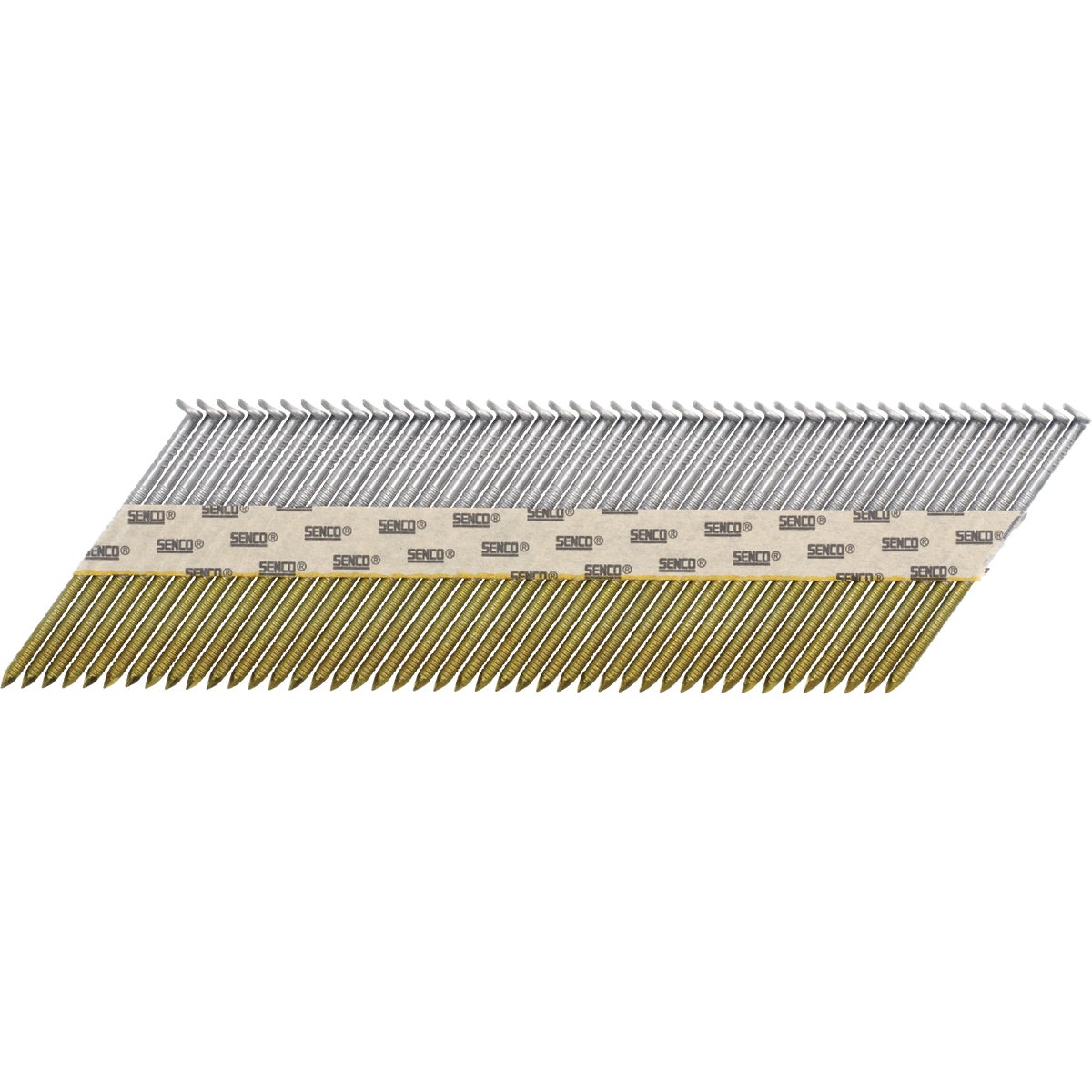 Senco ProHead 30 Degree Paper Tape Bright Ring Shank Clipped Head Framing Stick Nail, 2-3/8 In. x .113 In. (2500 Ct.)