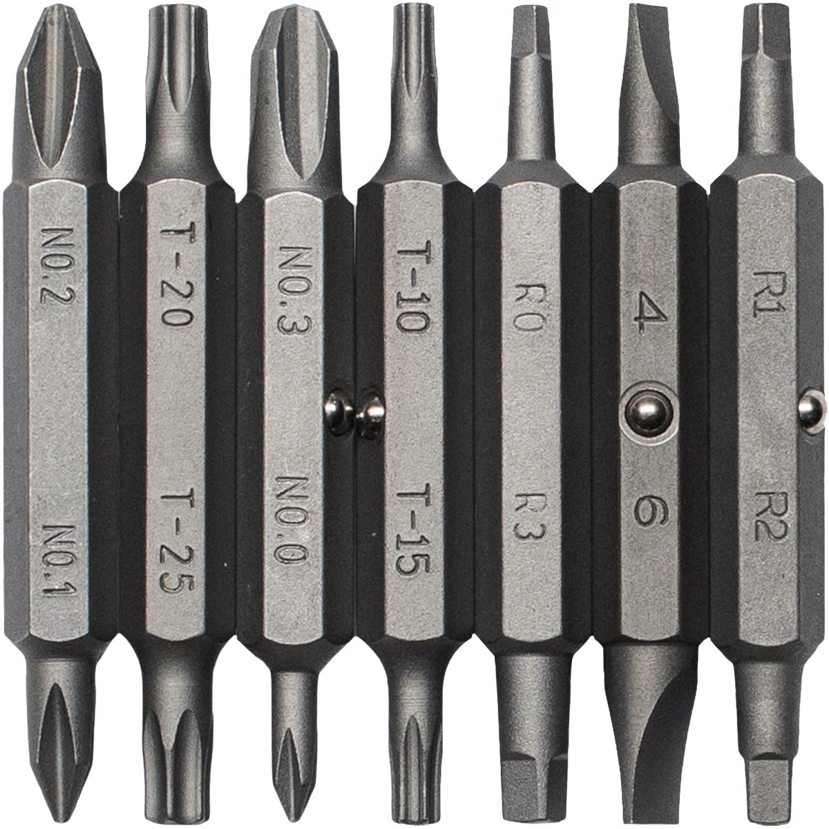 Channellock 13-in-1 Ratcheting Screwdriver Original Replacement Bits (7-Piece)