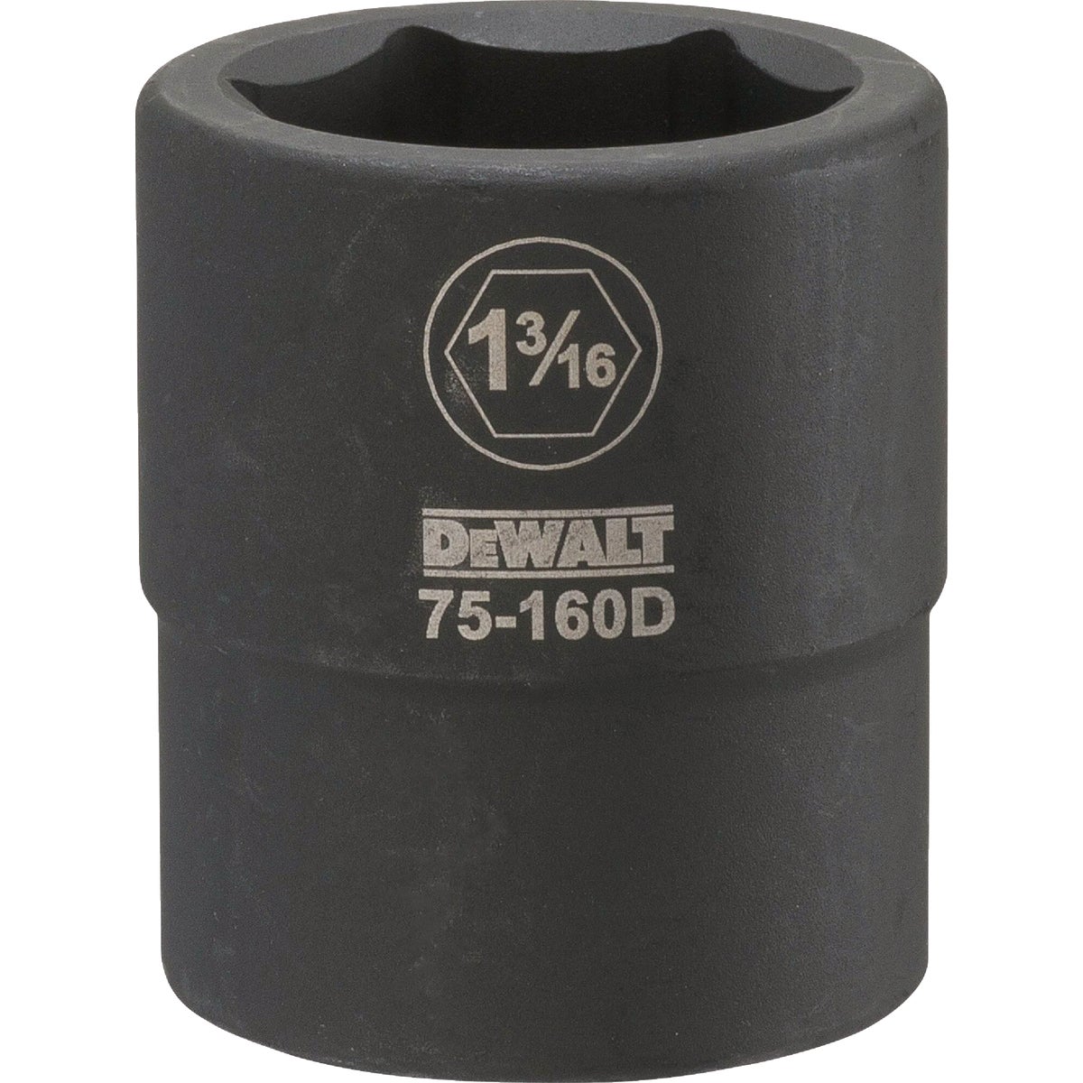 DEWALT 3/4 In. Drive 1-3/16 In. 6-Point Deep Standard Impact Socket Image 1