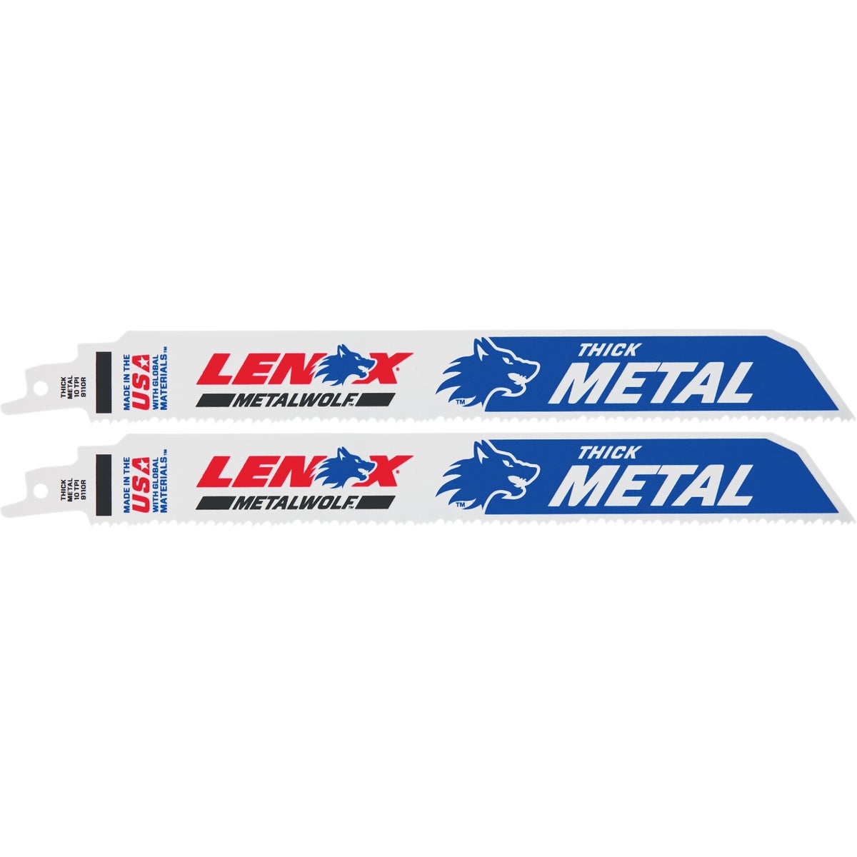 Lenox METALWOLF WAVE EDGE 9 In. 10 TPI Medium Metal Reciprocating Saw Blade (2-Pack) Image 1