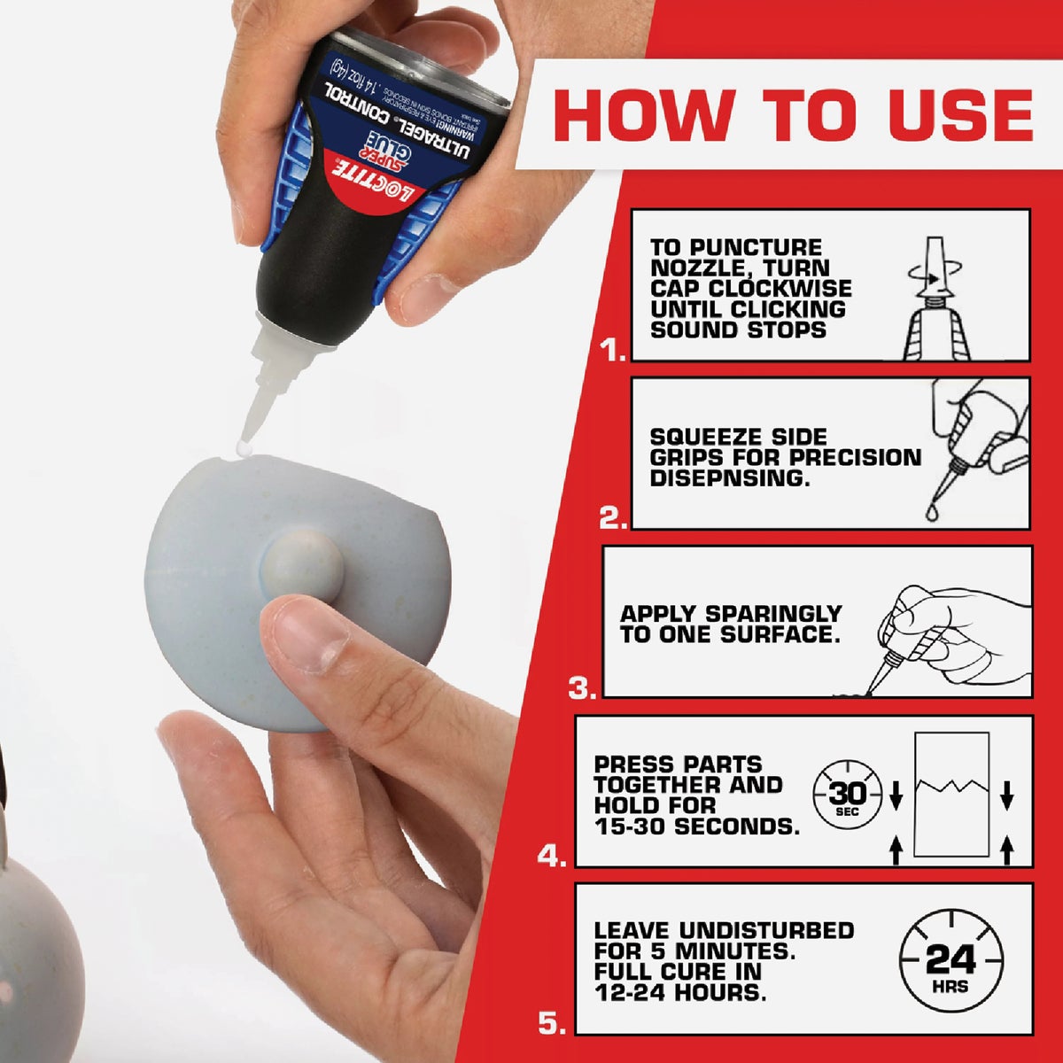 LOCTITE 0.14 Oz. Super Glue Ultra Gel Control Image 3