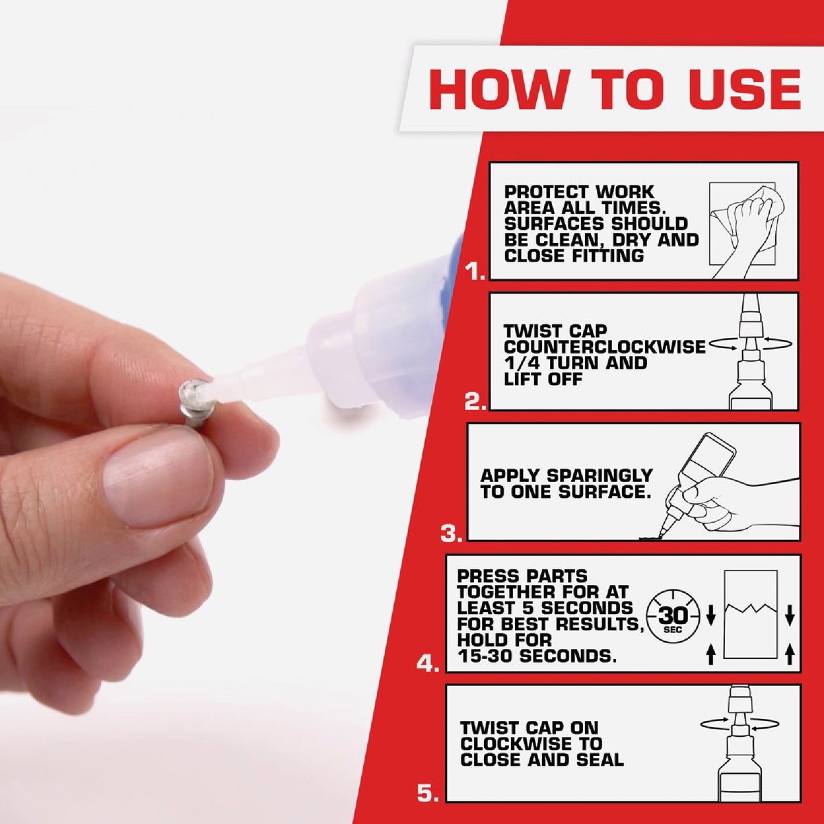 LOCTITE 0.71 Oz. Liquid Super Glue Image 3