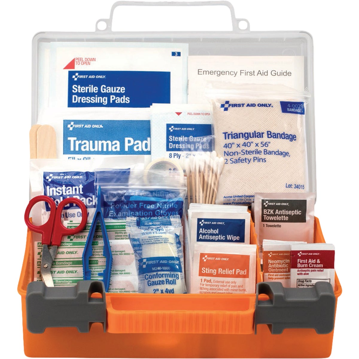 First Aid Only Clear Front Cover First Aid Kit (118-Piece) Image 3